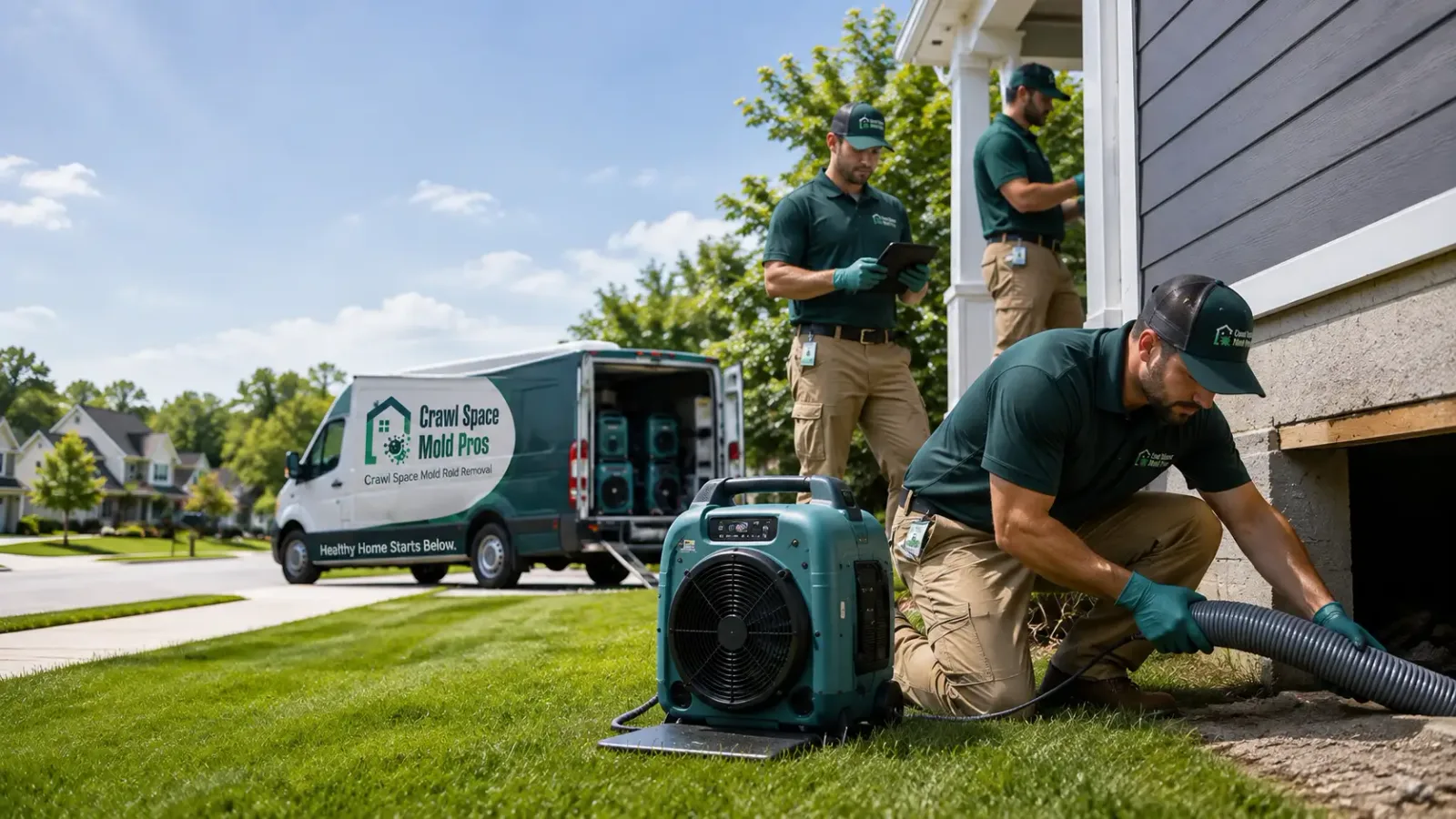 Crawl Space Mold Removal in Kingston, WA